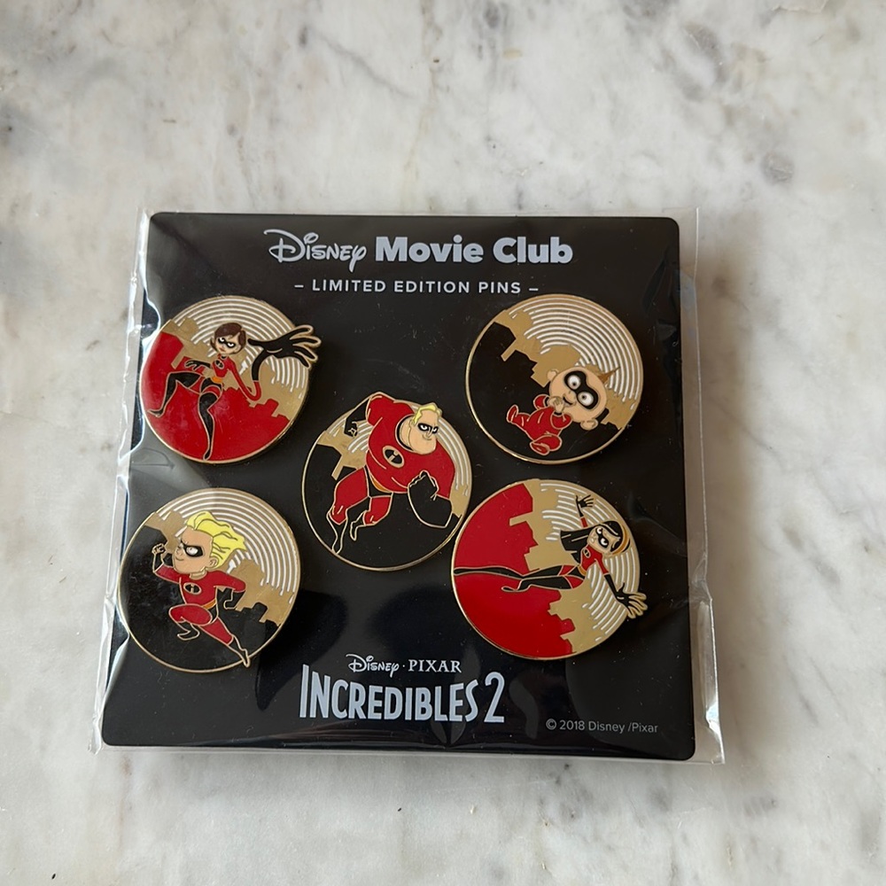 Disney pins! The Incredibles 2